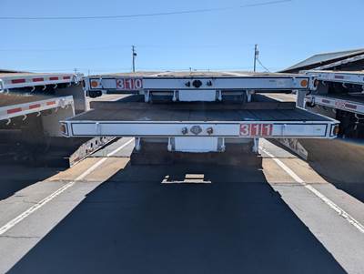 2007 Fontaine 48x102 Tandem Axle Lowboy Trailer Air Ride Fixed Axle