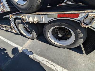 2007 Fontaine 48x102 Tandem Axle Lowboy Trailer Air Ride Fixed Axle