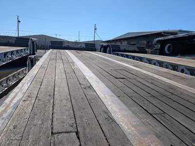 2007 Fontaine 48x102 Tandem Axle Lowboy Trailer Air Ride Fixed Axle