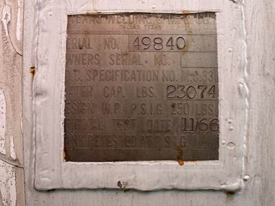 1981 Ford F-700 2770 Gallon Propane Truck - Manual