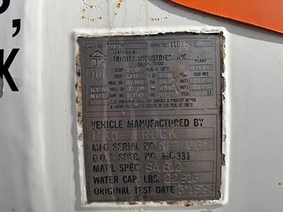 1992 Ford F-700 2750 Gallon Propane Truck - Automatic