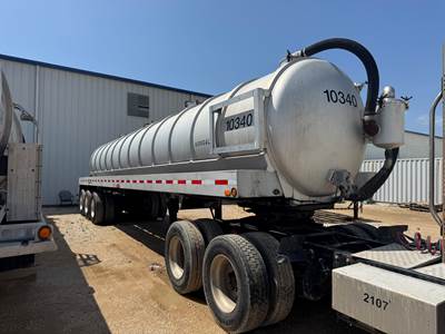 2012 LONGHORN ALUMINUM / 150 BBL / PUMP Vacuum Tank Trailer