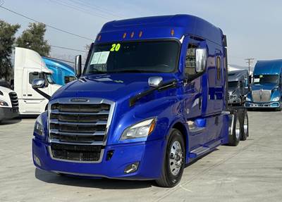 Freightliner Cascadia 126 Sleeper Semi Truck - Mid Roof Sleeper, Detroit 455HP, 12 Speed Dt12 Automatic