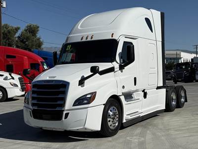 Freightliner Cascadia 126 Sleeper Semi Truck - Raised Roof Sleeper, Detroit 455HP, 12 Speed Dt12 Automatic