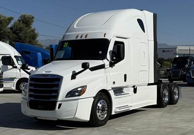 Freightliner Cascadia 126 Sleeper Semi Truck - Raised Roof Sleeper, Detroit 455HP, 12 Speed Dt12 Automatic