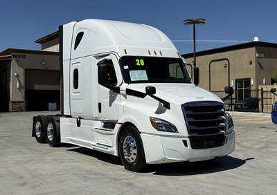 Freightliner Cascadia 126 Sleeper Semi Truck - Raised Roof Sleeper, Detroit 455HP, 12 Speed Dt12 Automatic