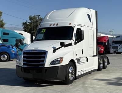 Freightliner Cascadia 126 Sleeper Semi Truck - Raised Roof Sleeper, Detroit 455HP, 12 Speed Dt12 Automatic