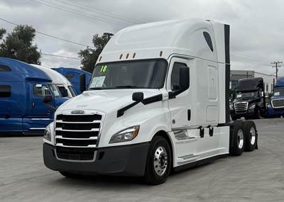 Freightliner Cascadia 126 Sleeper Semi Truck - Raised Roof Sleeper, Detroit 455HP, 12 Speed Dt12 Automatic