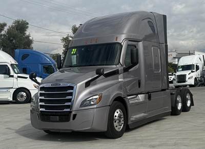 Freightliner Cascadia 126 Sleeper Semi Truck - Raised Roof Sleeper, Detroit 455HP, 12 Speed Dt12 Automatic