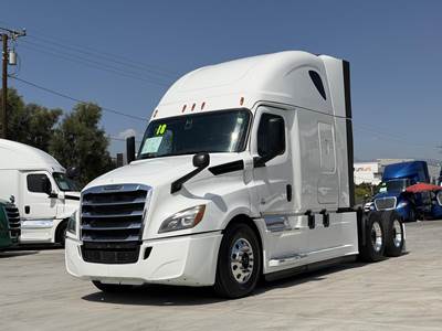Freightliner Cascadia 126 Sleeper Semi Truck - Raised Roof Sleeper, Detroit 455HP, 12 Speed Dt12 Automatic