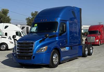 Freightliner Cascadia 126 Sleeper Semi Truck - Raised Roof Sleeper, Detroit 455HP, 12 Speed Dt12 Automatic