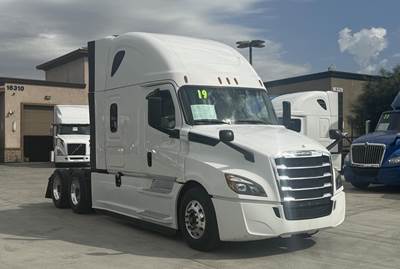 Freightliner Cascadia 126 Sleeper Semi Truck - Raised Roof Sleeper, Detroit 455HP, 12 Speed Dt12 Automatic