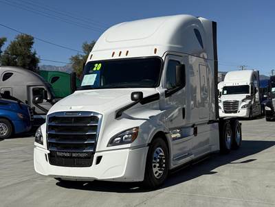 Freightliner Cascadia 126 Sleeper Semi Truck - Raised Roof Sleeper, Detroit 455HP, 12 Speed Dt12 Automatic