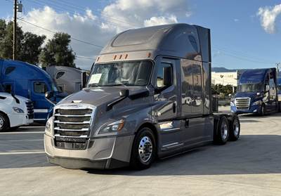 Freightliner Cascadia 126 Sleeper Semi Truck - Raised Roof Sleeper, Detroit 455HP, 12 Speed Dt12 Automatic