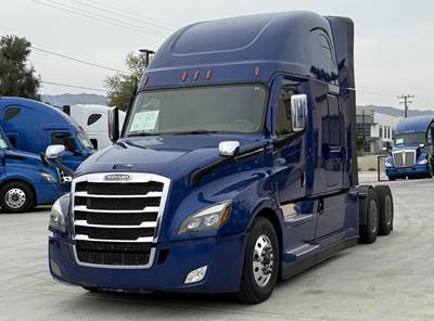 Freightliner Cascadia 126 Sleeper Semi Truck - Raised Roof Sleeper, Detroit 455HP, 12 Speed Dt12 Automatic