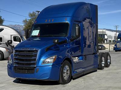 Freightliner Cascadia 126 Sleeper Semi Truck - Raised Roof Sleeper, Detroit 455HP, 12 Speed Dt12 Automatic