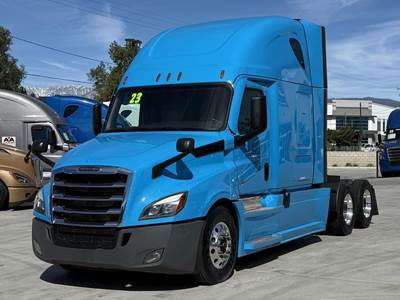 Freightliner Cascadia 126 Sleeper Semi Truck - Raised Roof Sleeper, Detroit 505HP, 12 Speed Dt12 Automatic