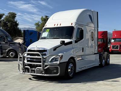Freightliner Cascadia 126 Sleeper Semi Truck - Raised Roof Sleeper, Detroit 505HP, 12 Speed Dt12 Automatic
