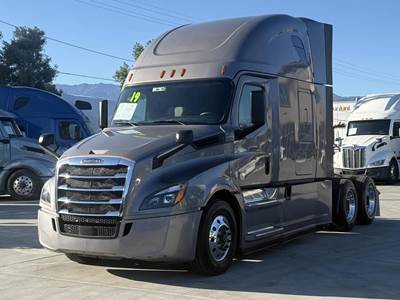 Freightliner Cascadia 126 Sleeper Semi Truck - Raised Roof Sleeper, Detroit 455HP, 12 Speed Dt12 Automatic