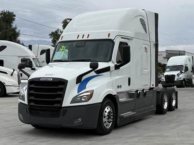 Freightliner Cascadia 126 Sleeper Semi Truck - Raised Roof Sleeper, Detroit 455HP, 12 Speed Dt12 Automatic