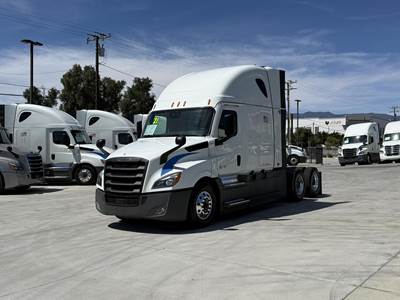 Freightliner Cascadia 126 Sleeper Semi Truck - Raised Roof Sleeper, Detroit 455HP, 12 Speed Dt12 Automatic