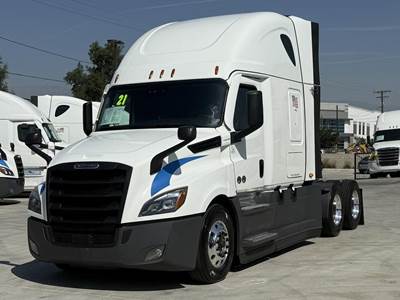 Freightliner Cascadia 126 Sleeper Semi Truck - Raised Roof Sleeper, Detroit 455HP, 12 Speed Dt12 Automatic