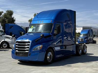 Freightliner Cascadia 126 Sleeper Semi Truck - Raised Roof Sleeper, Detroit 455HP, 12 Speed Dt12 Automatic