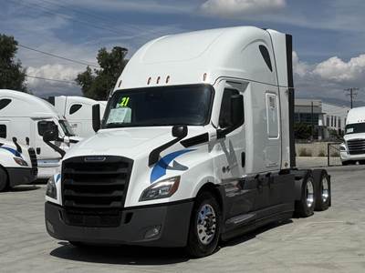 Freightliner Cascadia 126 Sleeper Semi Truck - Raised Roof Sleeper, Detroit 455HP, 12 Speed Dt12 Automatic