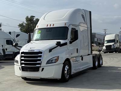 Freightliner Cascadia 126 Sleeper Semi Truck - Raised Roof Sleeper, Detroit 455HP, 12 Speed Dt12 Automatic