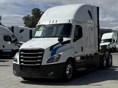 Freightliner Cascadia 126 Sleeper Semi Truck - Raised Roof Sleeper, Detroit 455HP, 12 Speed Dt12 Automatic