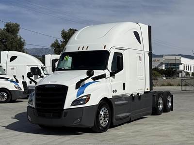 Freightliner Cascadia 126 Sleeper Semi Truck - Raised Roof Sleeper, Detroit 455HP, 12 Speed Dt12 Automatic