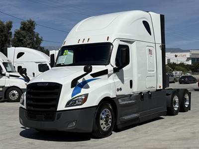 Freightliner Cascadia 126 Sleeper Semi Truck - Raised Roof Sleeper, Detroit 455HP, 12 Speed Dt12 Automatic