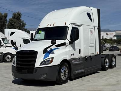 Freightliner Cascadia 126 Sleeper Semi Truck - Raised Roof Sleeper, Detroit 455HP, 12 Speed Dt12 Automatic