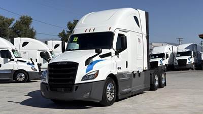 Freightliner Cascadia 126 Sleeper Semi Truck - Raised Roof Sleeper, Detroit 455HP, 12 Speed Dt12 Automatic