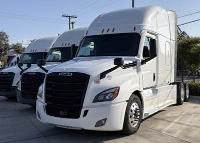 Freightliner Cascadia 126 Sleeper Semi Truck - Raised Roof Sleeper, Detroit 505HP, 12 Speed Dt12 Automatic