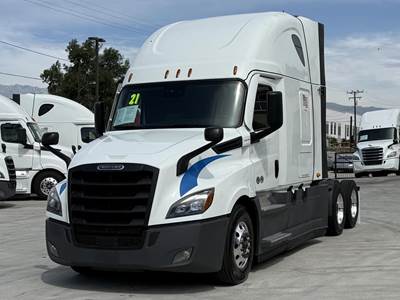 Freightliner Cascadia 126 Sleeper Semi Truck - Raised Roof Sleeper, Detroit 455HP, 12 Speed Dt12 Automatic