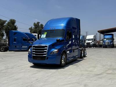 Freightliner Cascadia 126 Sleeper Semi Truck - Raised Roof Sleeper, Detroit 455HP, 12 Speed Dt12 Automatic