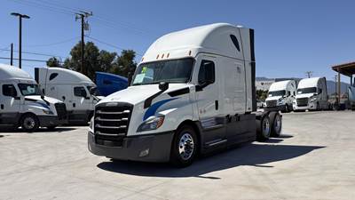 Freightliner Cascadia 126 Sleeper Semi Truck - Raised Roof Sleeper, Detroit 455HP, 12 Speed Dt12 Automatic