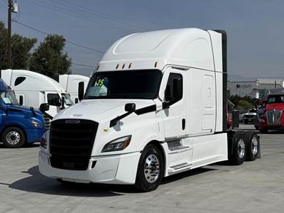 Freightliner Cascadia 126 Sleeper Semi Truck - Raised Roof Sleeper, Detroit 505HP, 12 Speed Dt12 Automatic