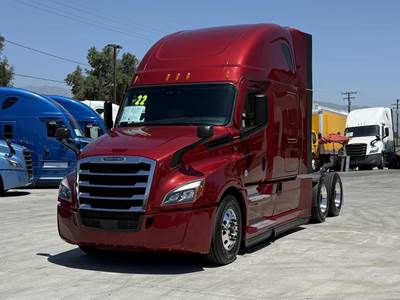 Freightliner Cascadia 126 Sleeper Semi Truck - Raised Roof Sleeper, Detroit 455HP, 12 Speed Dt12 Automatic
