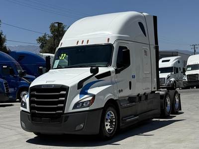 Freightliner Cascadia 126 Sleeper Semi Truck - Raised Roof Sleeper, Detroit 455HP, 12 Speed Dt12 Automatic