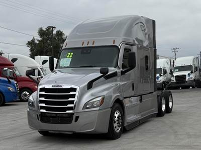 Freightliner Cascadia 126 Sleeper Semi Truck - Raised Roof Sleeper, Detroit 455HP, 12 Speed Dt12 Automatic
