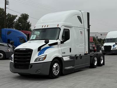 Freightliner Cascadia 126 Sleeper Semi Truck - Raised Roof Sleeper, Detroit 455HP, 12 Speed Dt12 Automatic