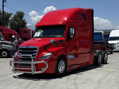 Freightliner Cascadia 126 Sleeper Semi Truck - Raised Roof Sleeper, Detroit 505HP, 12 Speed Dt12 Automatic