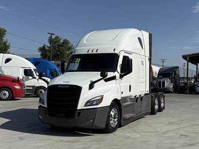 Freightliner Cascadia 126 Sleeper Semi Truck - Raised Roof Sleeper, Detroit 455HP, 12 Speed Dt12 Automatic