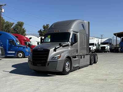 Freightliner Cascadia 126 Sleeper Semi Truck - Raised Roof Sleeper, Detroit 455HP, 12 Speed Dt12 Automatic