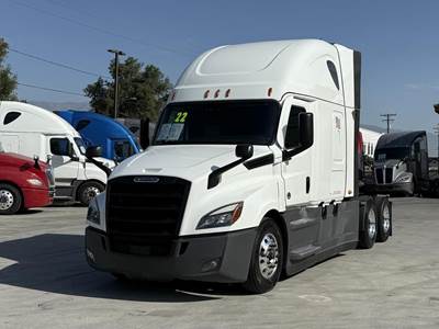 Freightliner Cascadia 126 Sleeper Semi Truck - Raised Roof Sleeper, Detroit 455HP, 12 Speed Dt12 Automatic