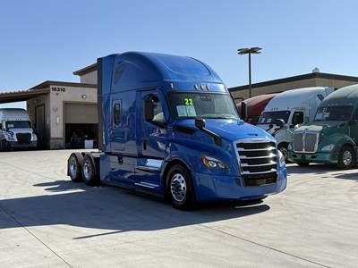 Freightliner Cascadia 126 Sleeper Semi Truck - Raised Roof Sleeper, Detroit 455HP, 12 Speed Dt12 Automatic