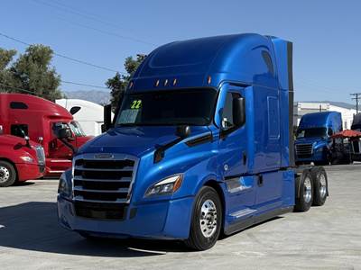 Freightliner Cascadia 126 Sleeper Semi Truck - Raised Roof Sleeper, Detroit 455HP, 12 Speed Dt12 Automatic