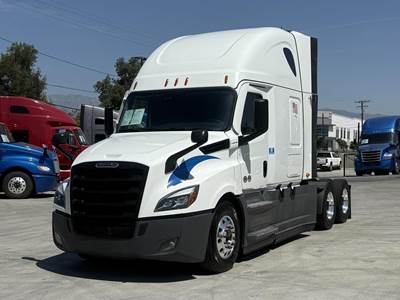 Freightliner Cascadia 126 Sleeper Semi Truck - Raised Roof Sleeper, Detroit 455HP, 12 Speed Dt12 Automatic